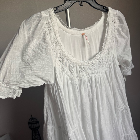 NWT Free People Sandy Shores Babydoll A-line Mini Dress Sz XS - Picture 7 of 11